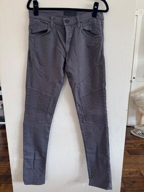 J Brand Gray Bearden Moto Jeans Size 29